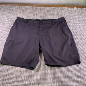 Hawke & Co Mens Gray Performance Stretch Golf Shorts Size 38 HSW1170C Charcoal